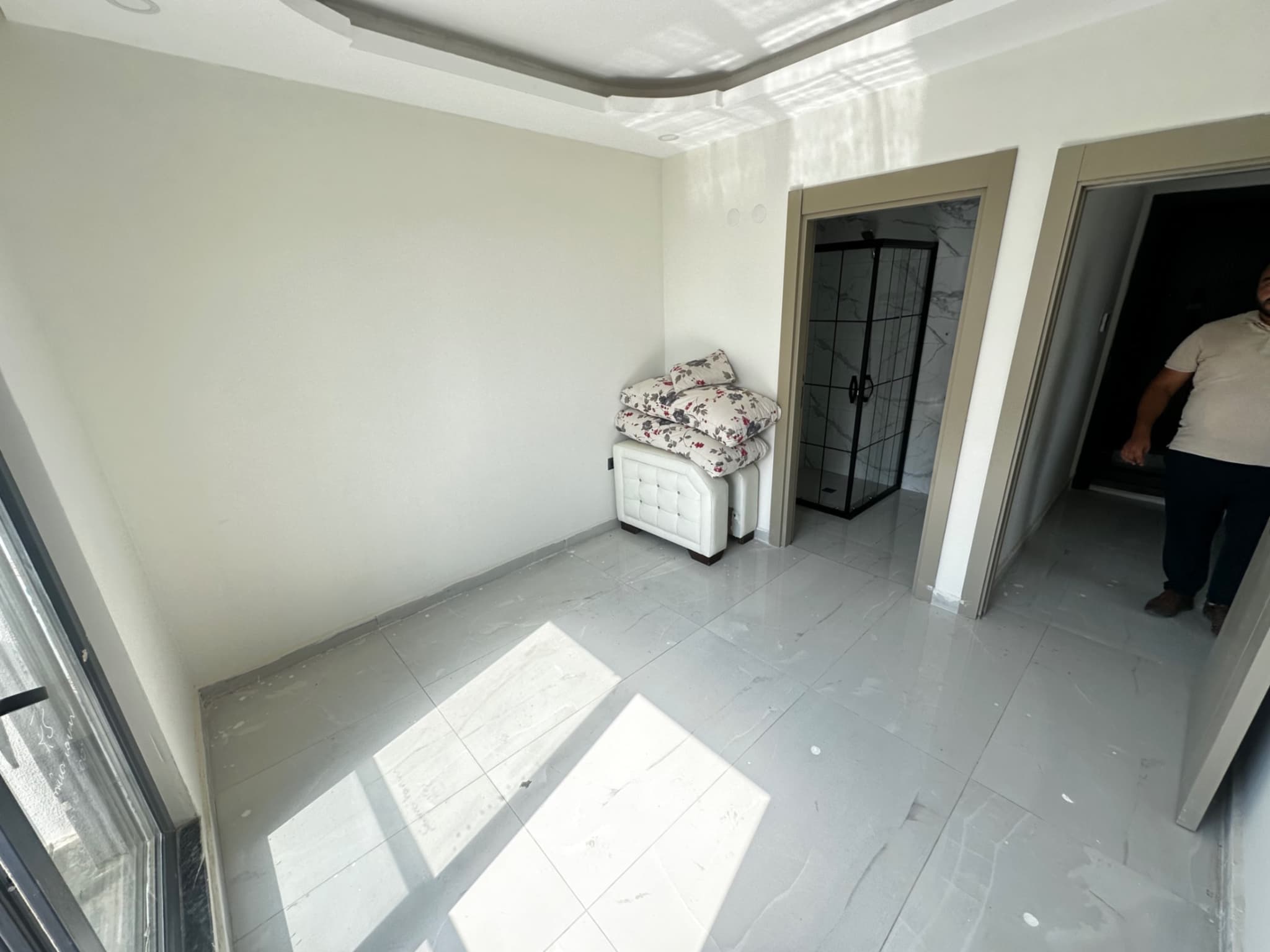 Sıfır binada KEPEZ SATILIK 1+1 iskanlı