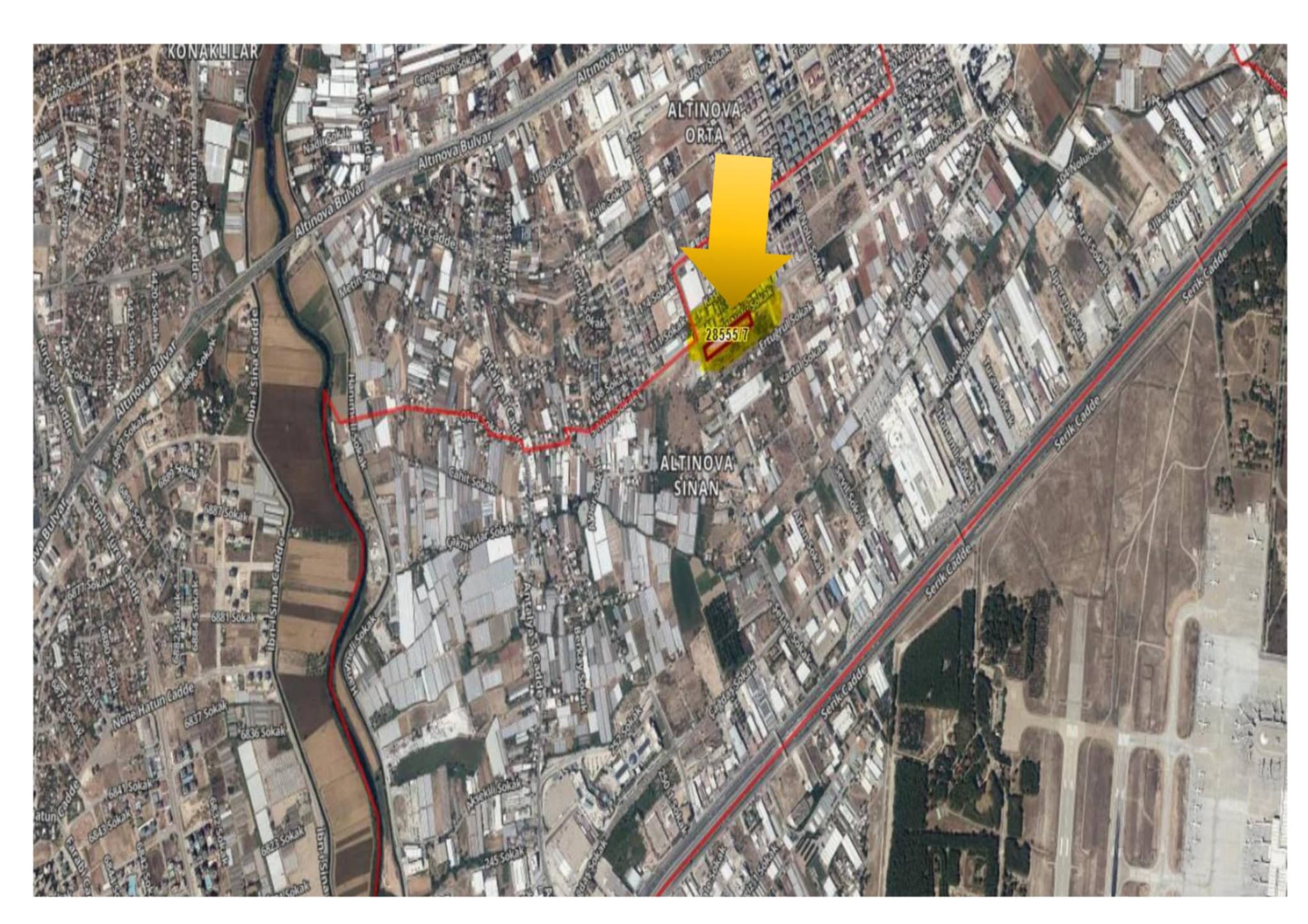 Antalya Kepez Sinan’da Satılık Fabrika | Fabrik zu verkaufen in Antalya Kepez – 7.197 m² Arsa, 2.800 m² Kapalı Alan