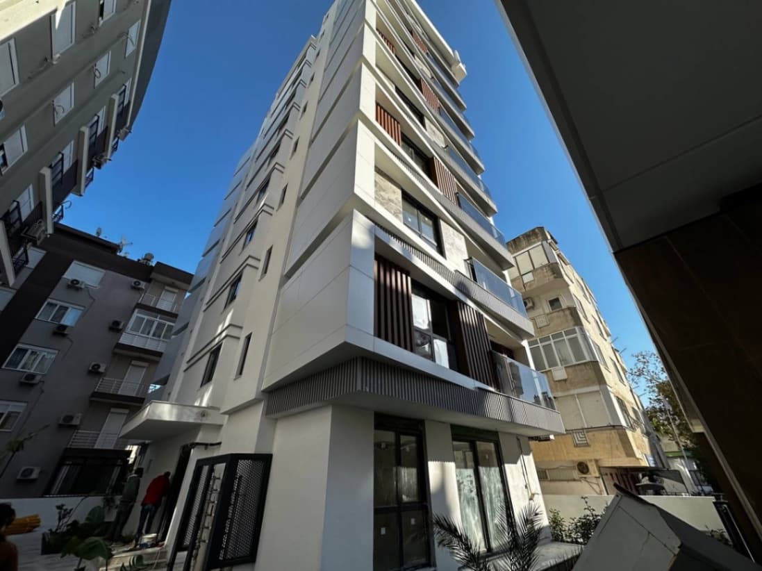 SIFIR BİNADA 1+1 MURATPAŞA YILDIZ MAH.