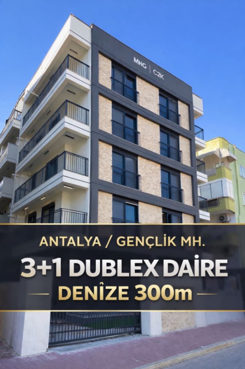 GENÇLİK MAHALLESİNDE SATILIK 3+1 DAİRE