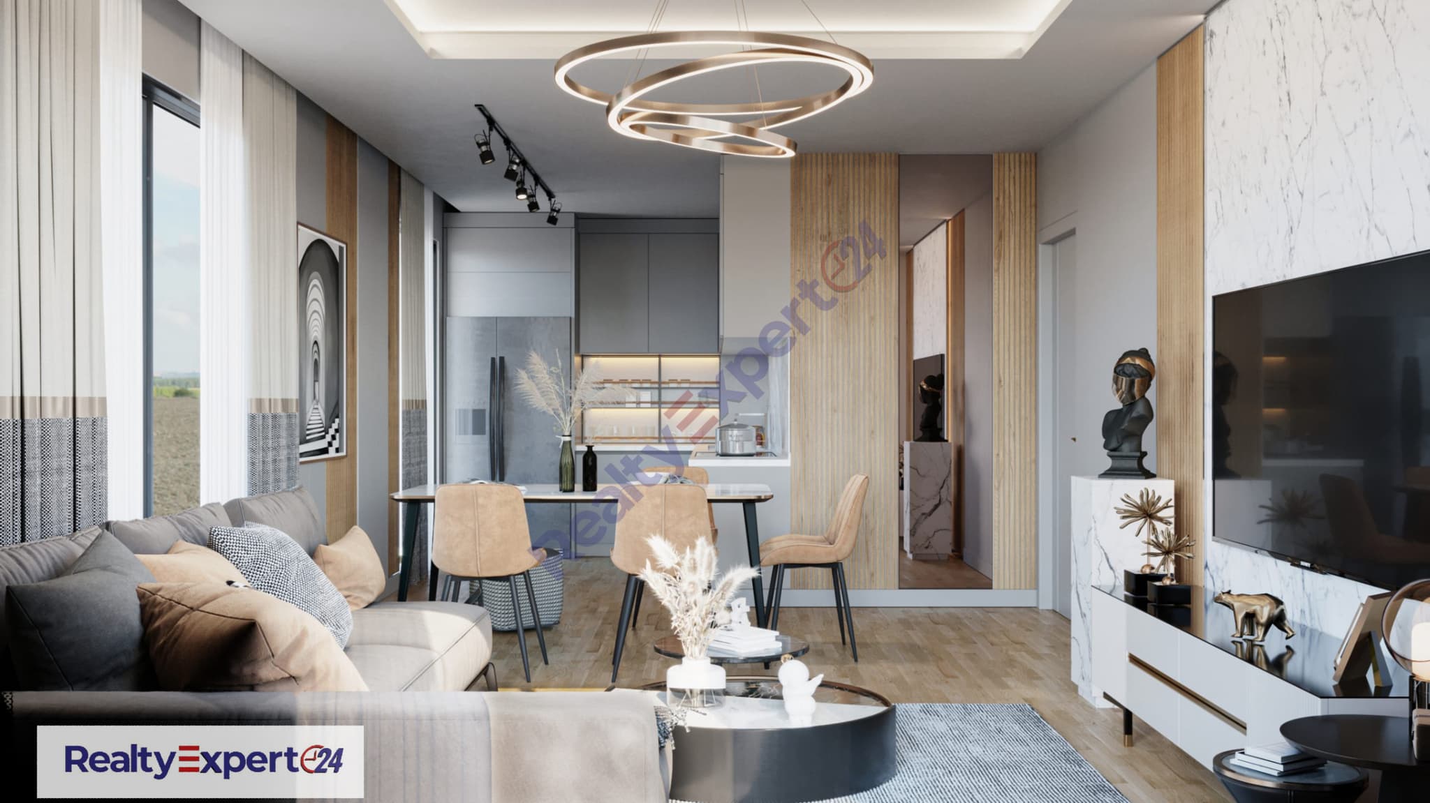 REALTY EXPERT24 TEN ALTINTAŞ TA 40'LIK YOLA CEPHE PROJEDEN DAİRE