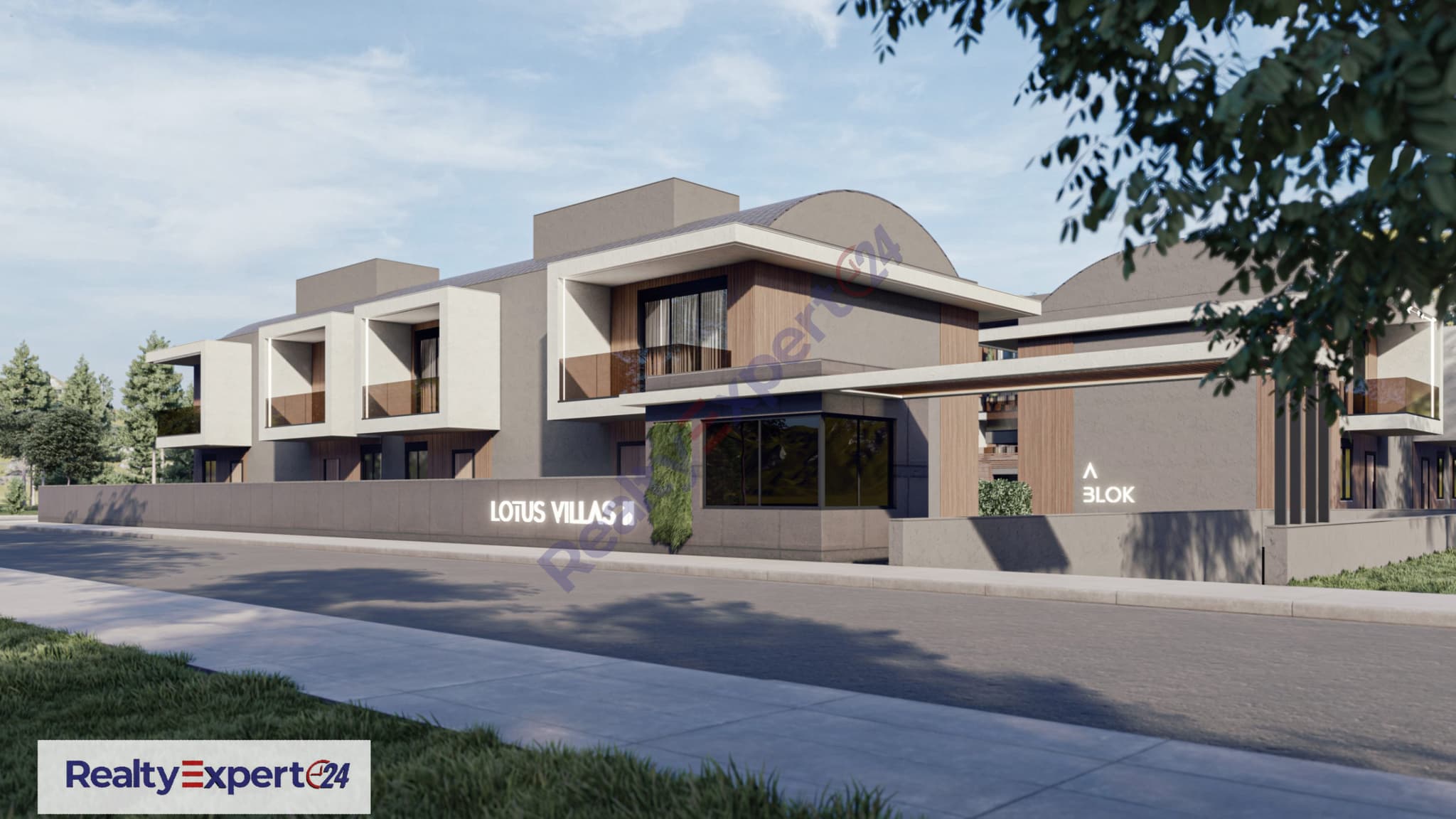 REALTY EXPERT24 TEN AKSU GÜZELYURT DA PROJEDEN LÜKS VİLLALAR